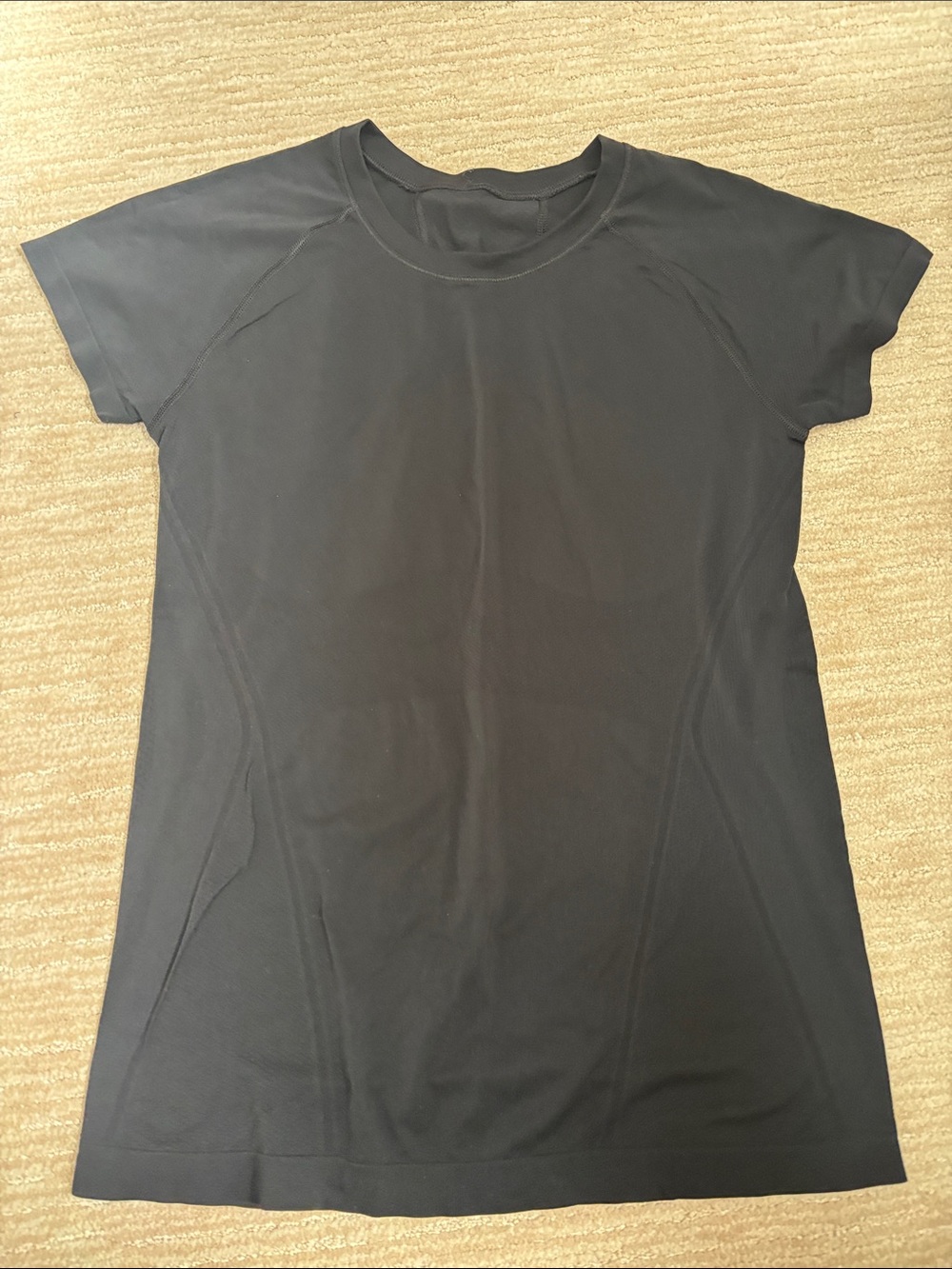 Athleta Black Short Sleeve Athletic Tee